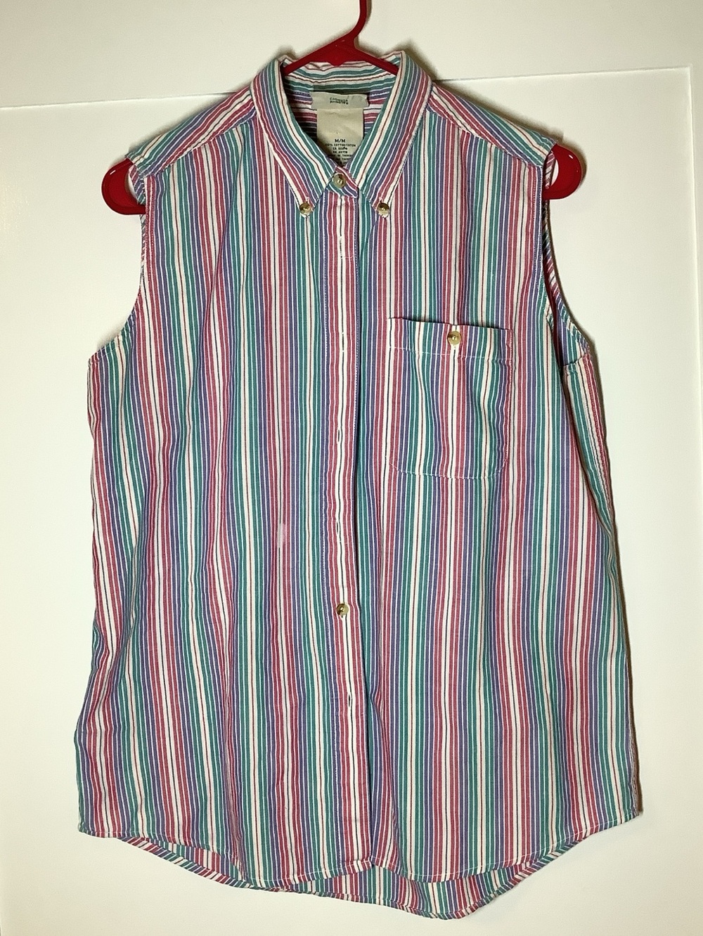 Vintage Northern Reflections Sleeveless Shirt SZ M